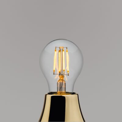 LED filament bulb E27, E27 7 W, Clear