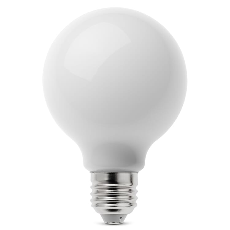 LED filament glass lamp 80 mm E27, E 27 7 W