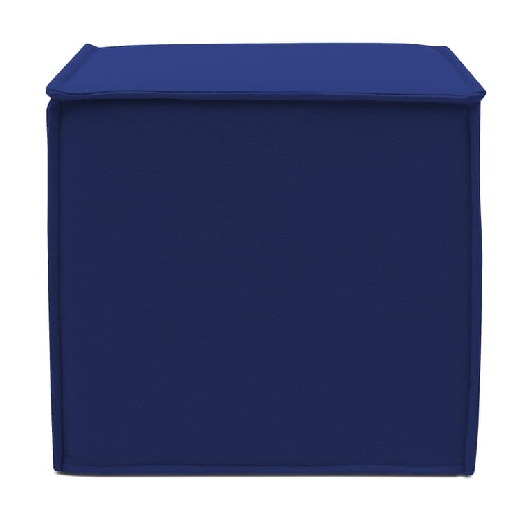 Cube stool cube, Dark blue