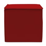 Cube stool cube Red