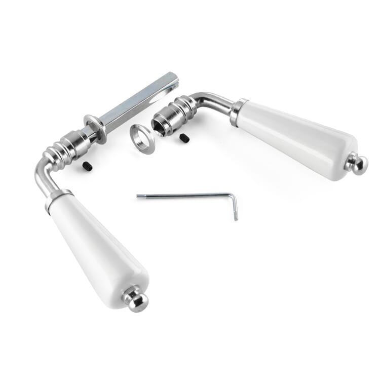 Béquille de porte Porcelaine