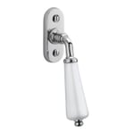 1 Window Catch Made Of Porcelain White