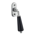 Window handle porcelain Black