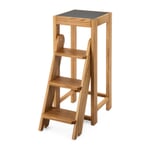 Opstapkrukje massief hout Eik