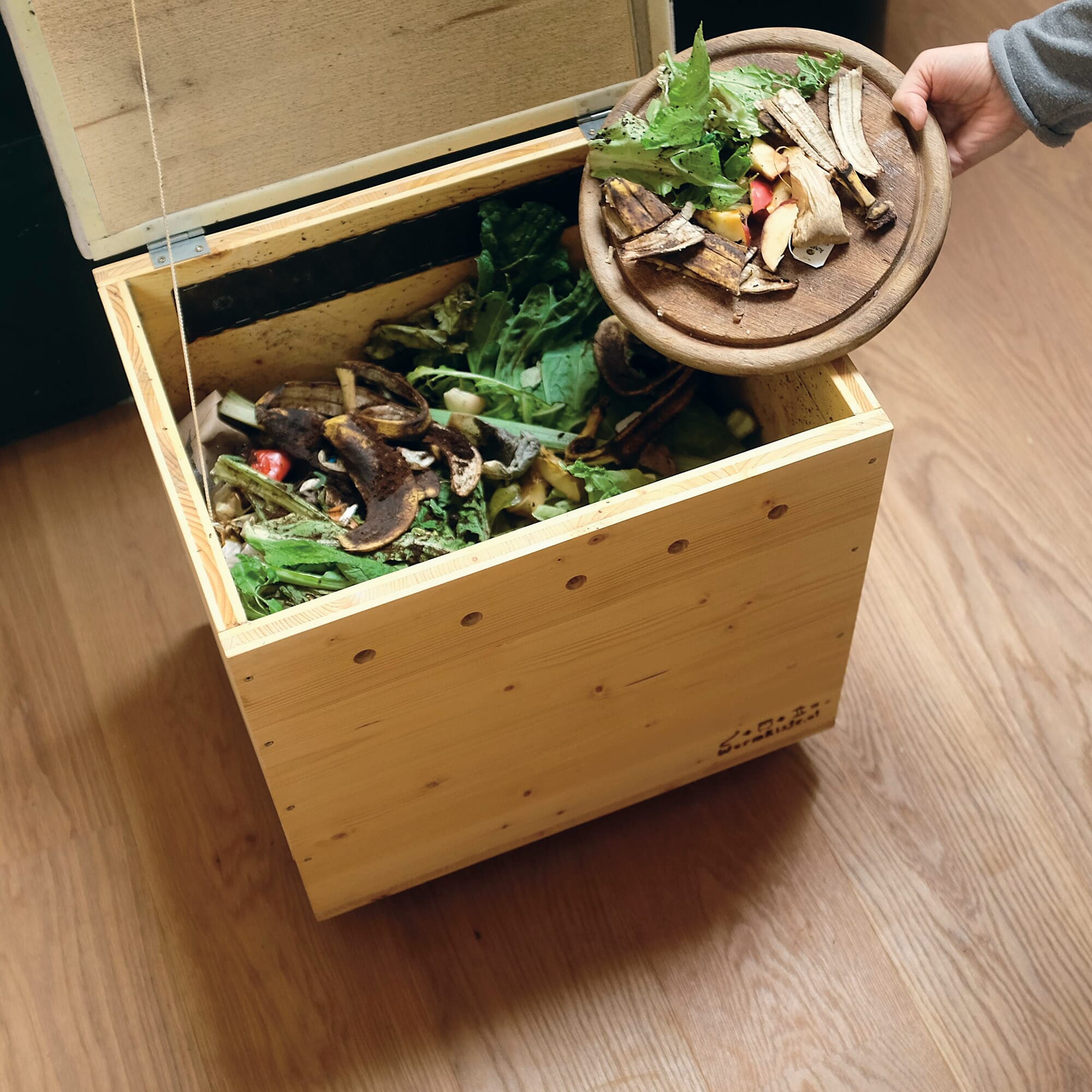 Worm box larch wood kit