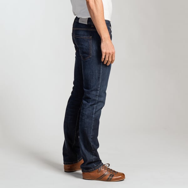 Men Jeans Slim Straight Blue