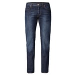 Heren Slim Straight Jeans Blauw