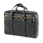 Croots laptop-taske i læder