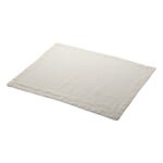 Gewassen linnen placemat Wit