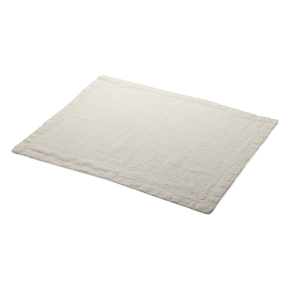 Placemat Washed Linen, White | Manufactum