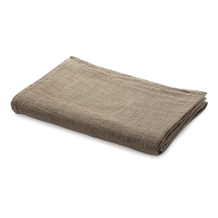 Table cloth washed linen, Natural
