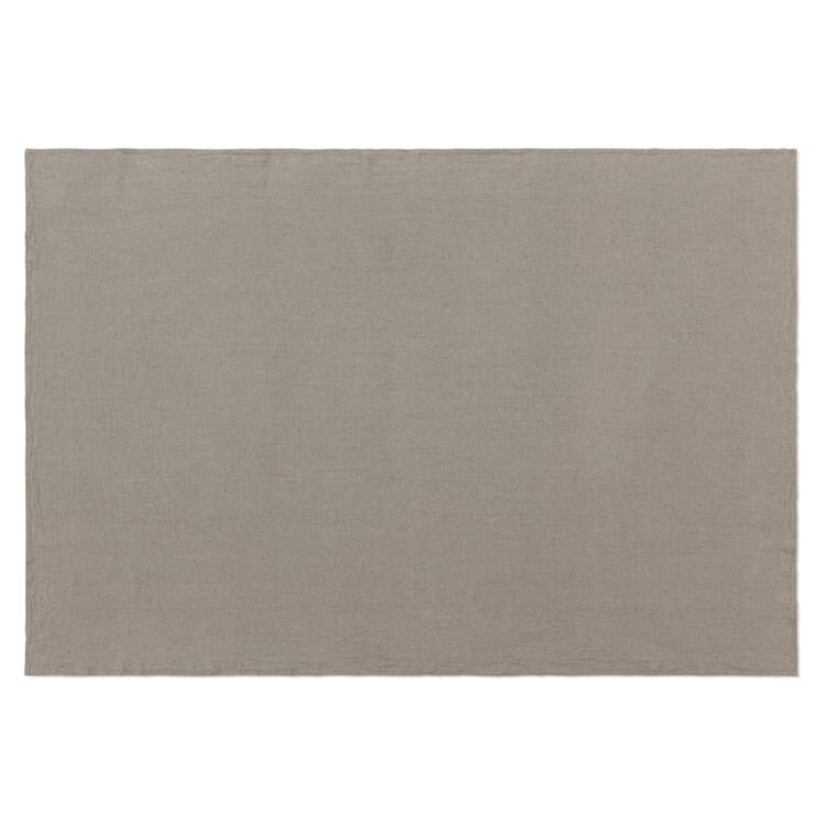 Table cloth washed linen, Natural