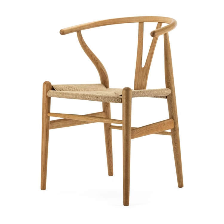 Chaise avec accoudoirs CH 24 chêne, Chêne huilé