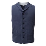 Manifattura Ceccarelli Herrenweste Blau