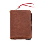 Porte-monnaie Supercourse Marron clair / rouge