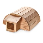 Casa para erizos de madera de alerce