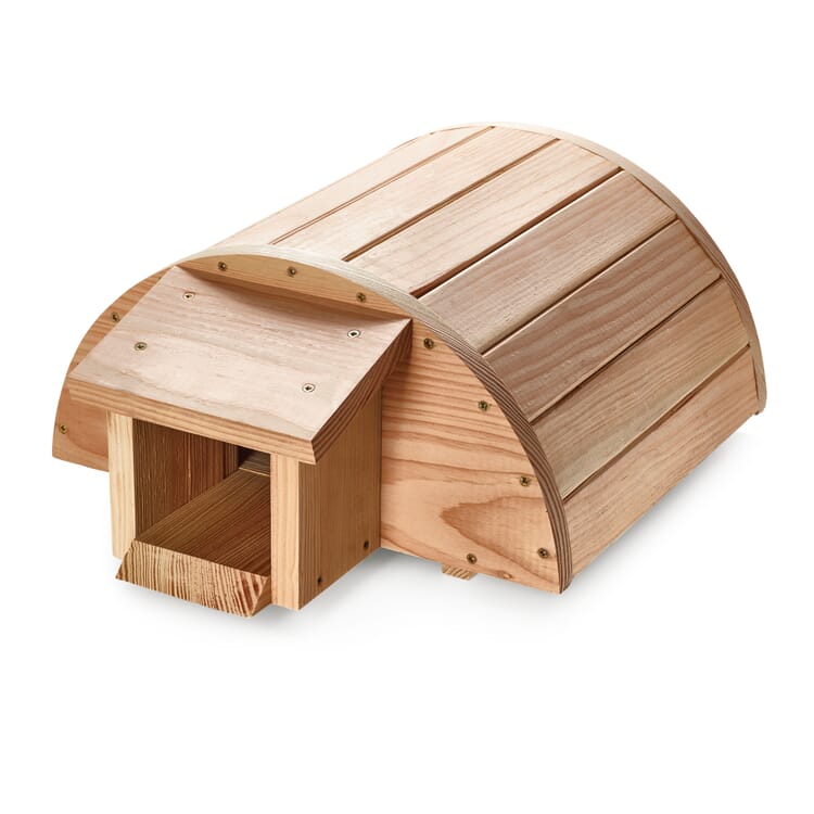 Hedgehog house larch wood