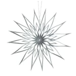 Paper Cut Star Silvery Ø 9 cm