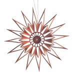 Sagoma della stella Color rame 9 cm