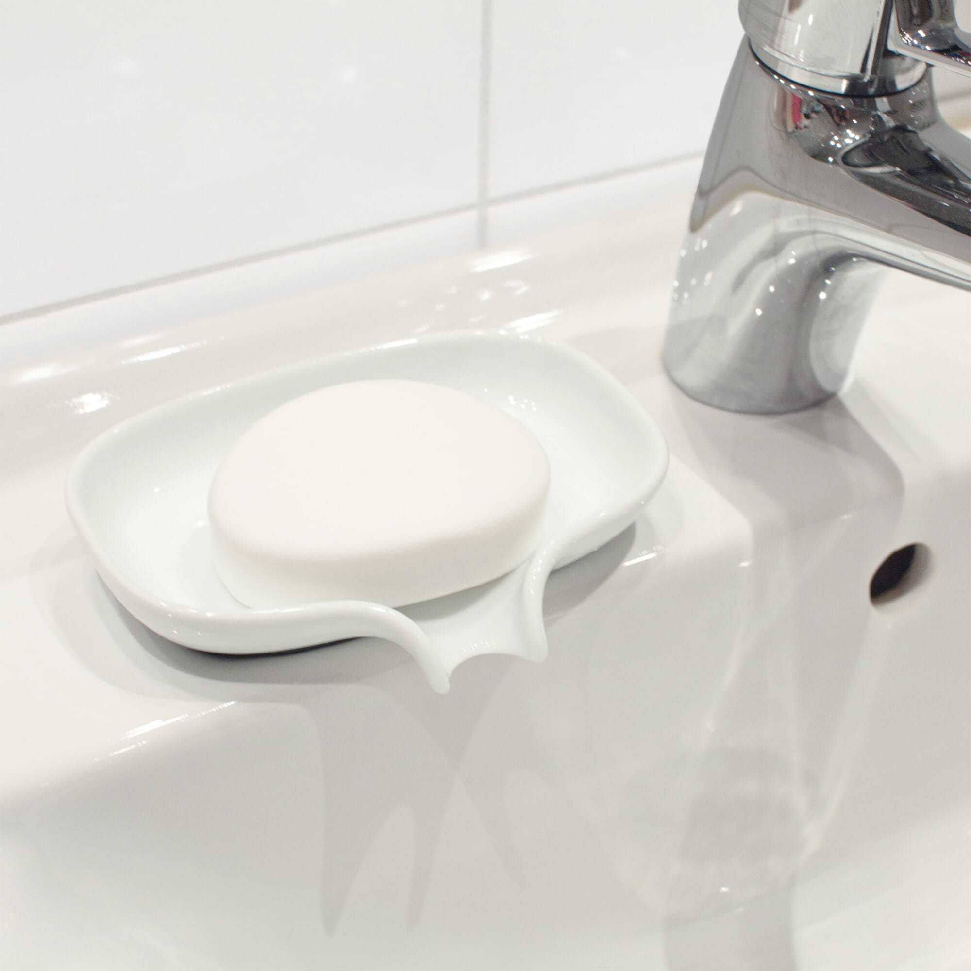 Bosign Soap Saver Flow Soap Dish (White)