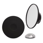 Magnifying mirror Bo 5x magnification Black