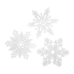 Decorazione per finestre "Fiocco di neve" Set da 3 pezzi
