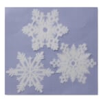 Window decoration snowflake 3-piece (motif 2)