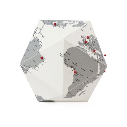 Paper globe, Cities | Manufactum