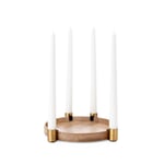Candelabro Luna Roble / latón