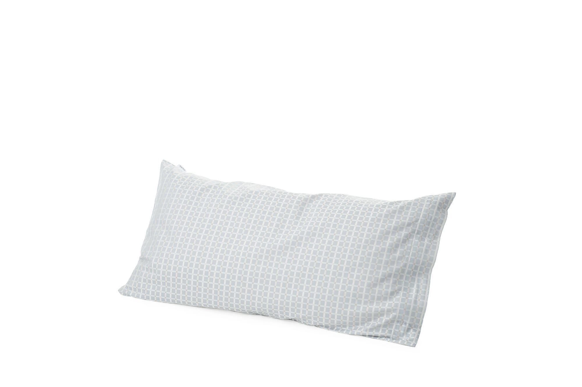 Linen Pillowcase light blue 40 cm x 80 cm with zipper