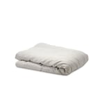 Housse de couette en batiste de lin Gris quartz 155 × 220 cm