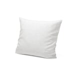 Pillow Case Made of Linen White-Blue 78 × 80 cm