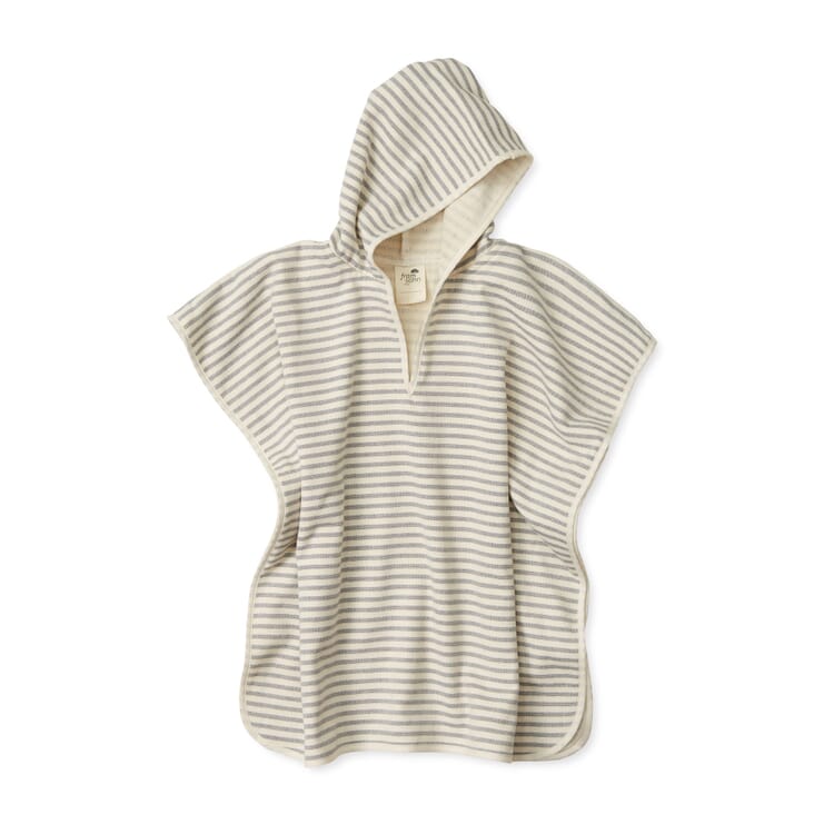 Poncho de bain Framsohn enfants, Finement rayé