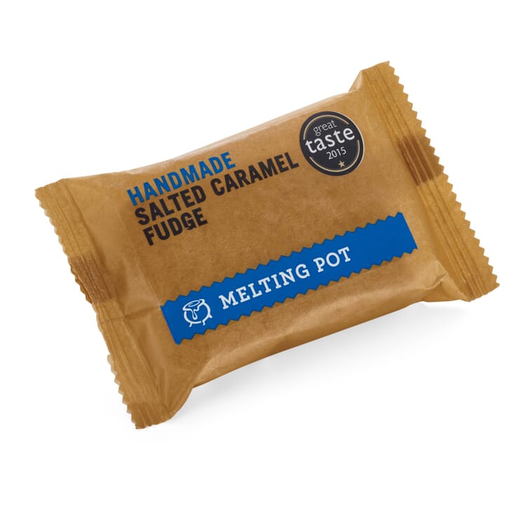 Fudge met gezouten karamel