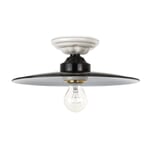 Plafondlamp email en keramiek