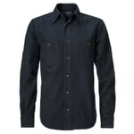 Manifattura Ceccarelli Moleskin Shirt Dark blue