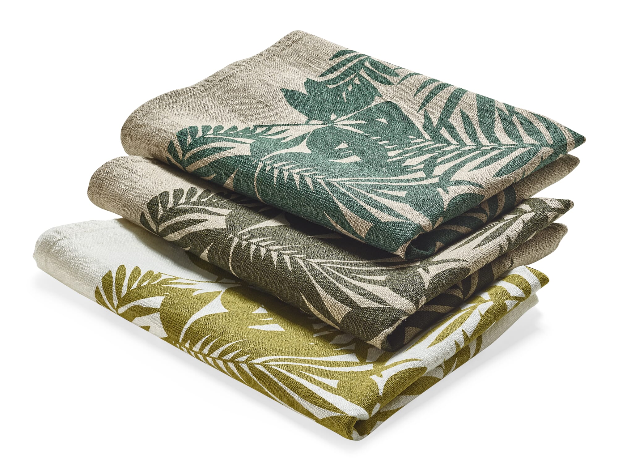 Leaf print online towel