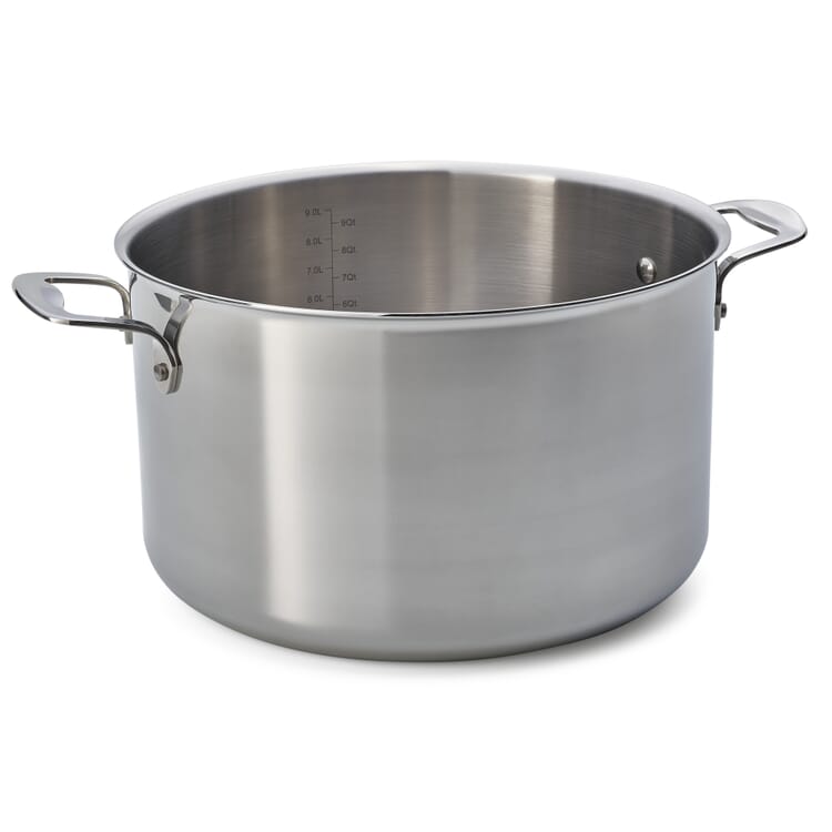Cooking Pot Made of Stainless Steel, Volume 9 l