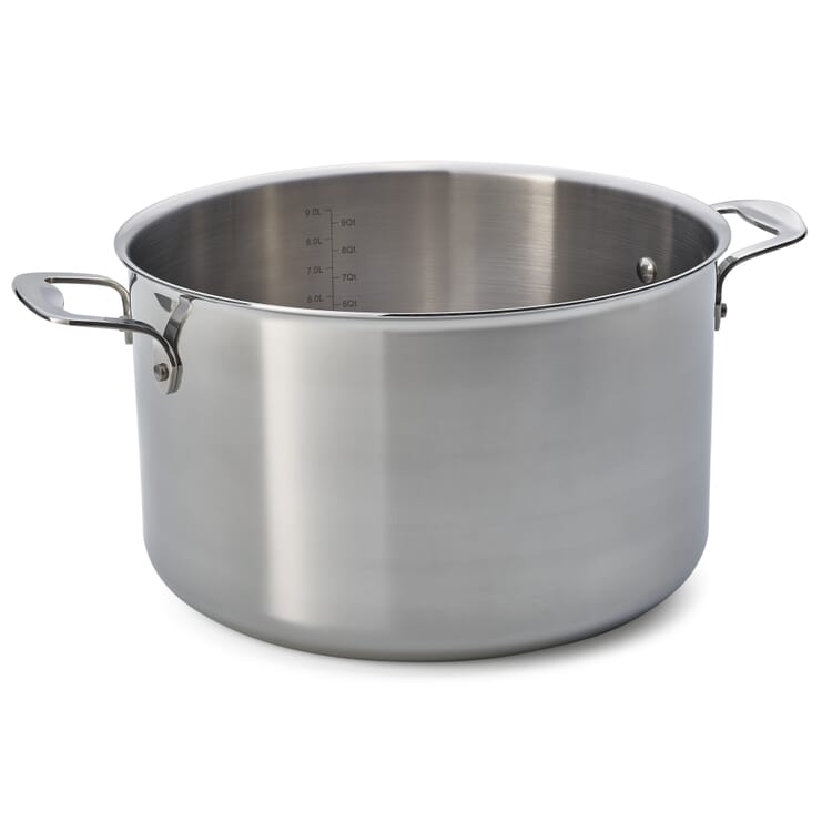 Gryde i rustfrit stål, 9 L