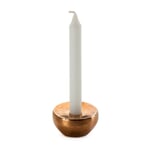 Piccolo candeliere da tavolo in bronzo fuso