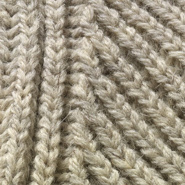 Black Sheep Vest Natuurlijk licht melange, close-up