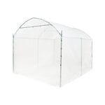 Foil greenhouse steel frame