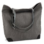 Market Bag Made of Canvas Anthracite