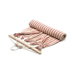 Dobbelt hængekøje i bomuld Beige/rød