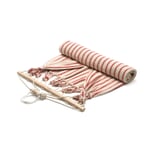 Dubbele hangmat katoen Beige/Rood