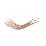 Single hammock cotton Beige/Red