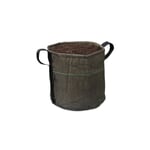 Bac à plantes Bacsac - récipient cylindrique 10 litres Vert/marron