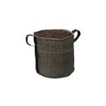 Jardinera Bacsac - Recipiente cilíndrico 10 litros Verde/marrón