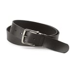 Belt blank leather Black