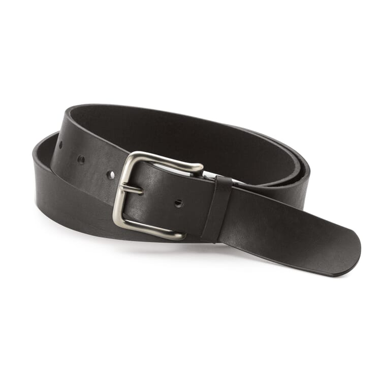 Belt blank leather, Black